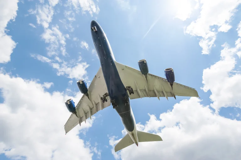 Aircraft Maintenance Engineers working on jet engines